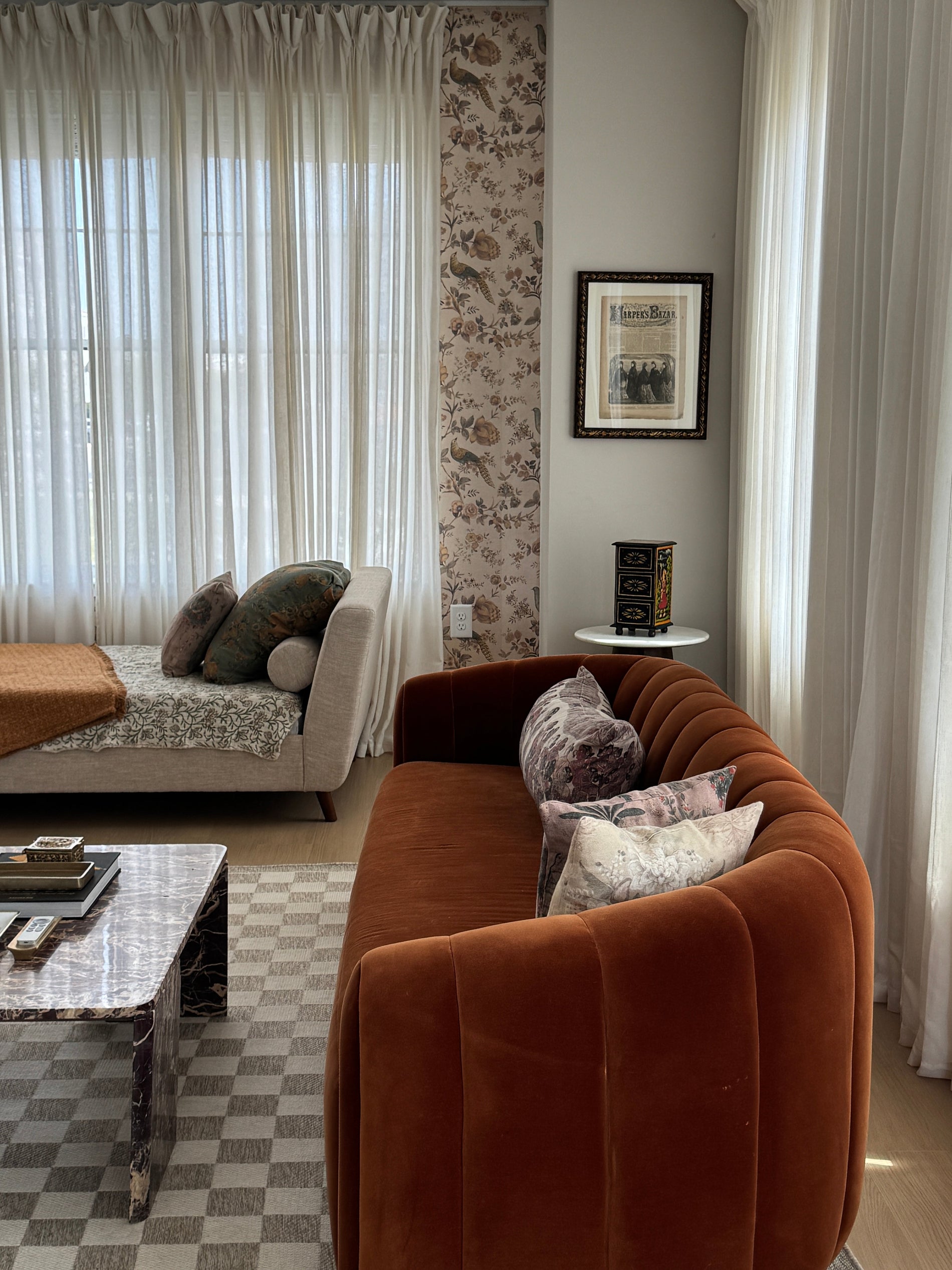 Before & After: From Builder-Grade to Collected Living Room in 2 Weeks