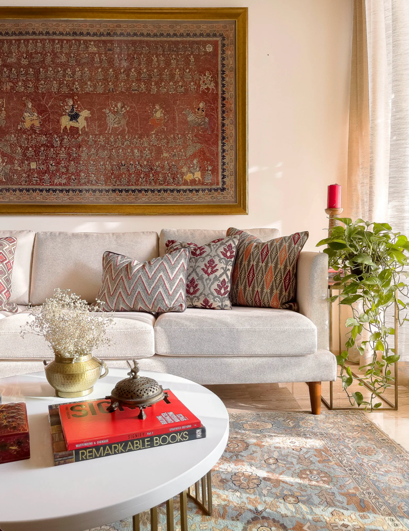 Indian home decor living room