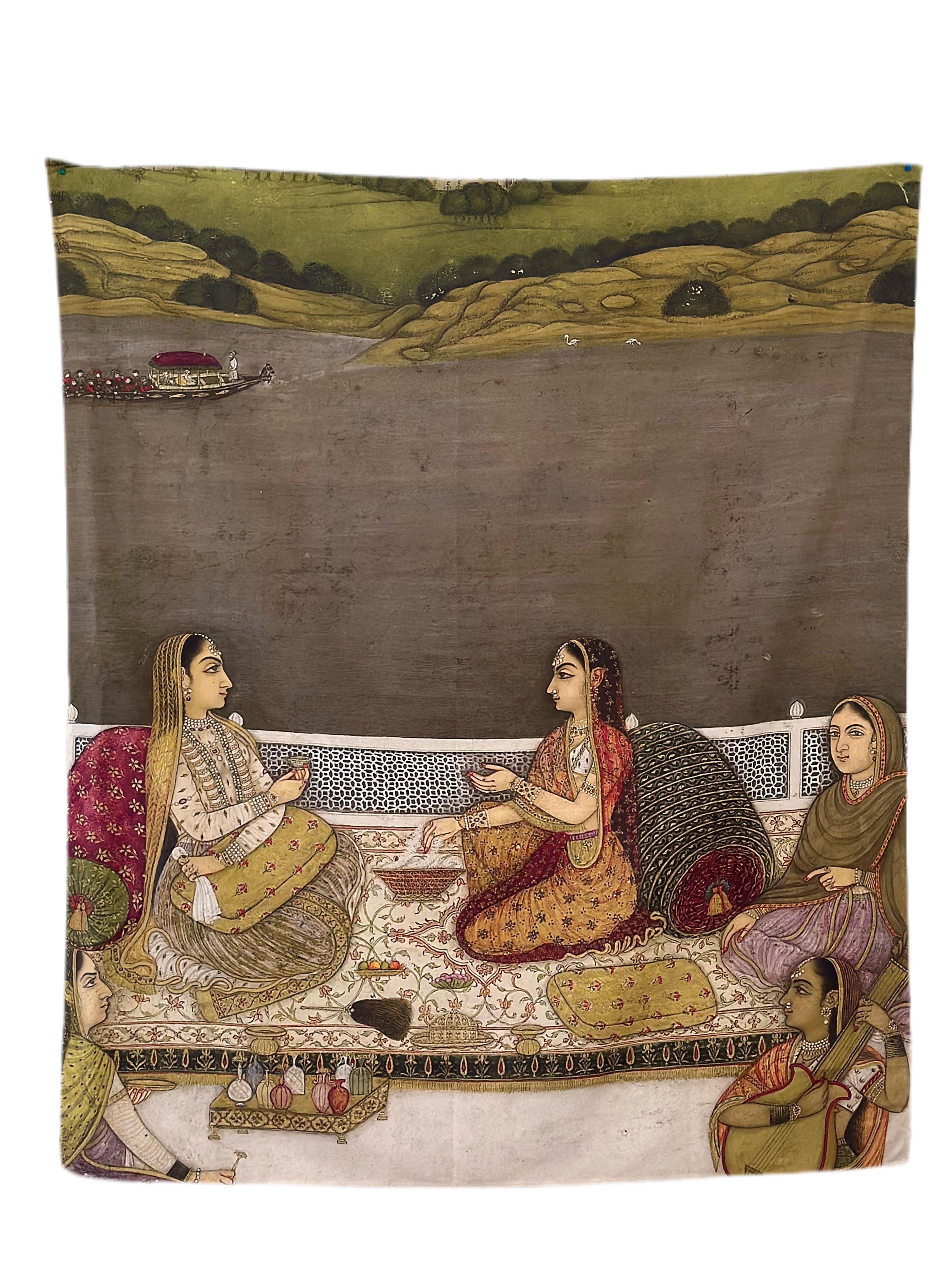 Malika Mughal Wall Tapestry 51x60"