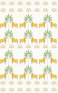 ‘Heritage Pichwai' Wallpaper in White