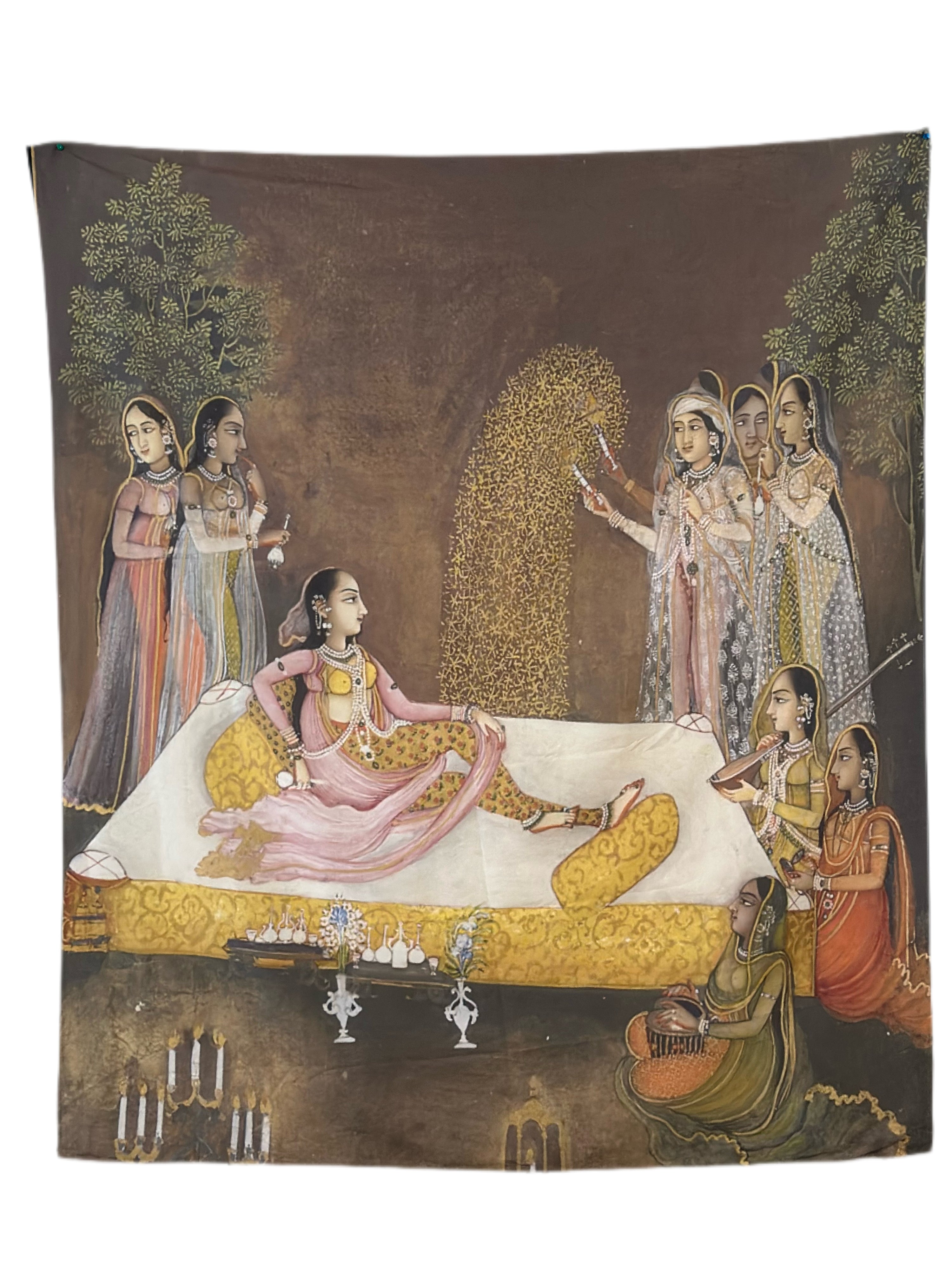 Rani Mughal Wall Tapestry 51x60"