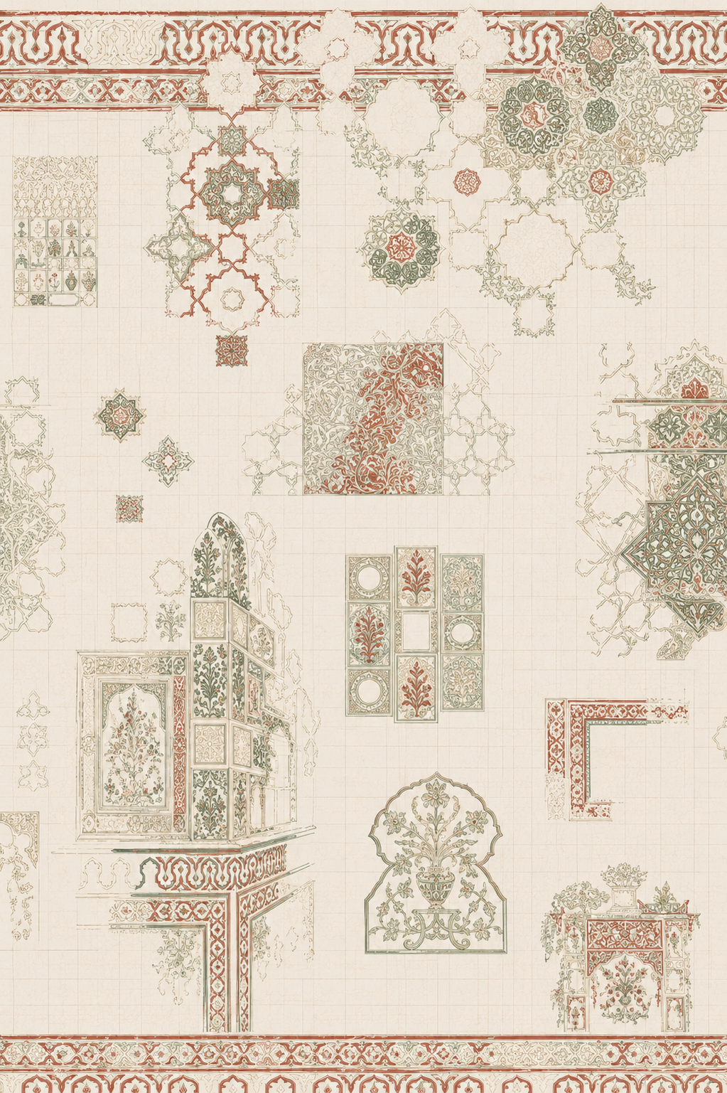 'Paper Palace' Wallpaper