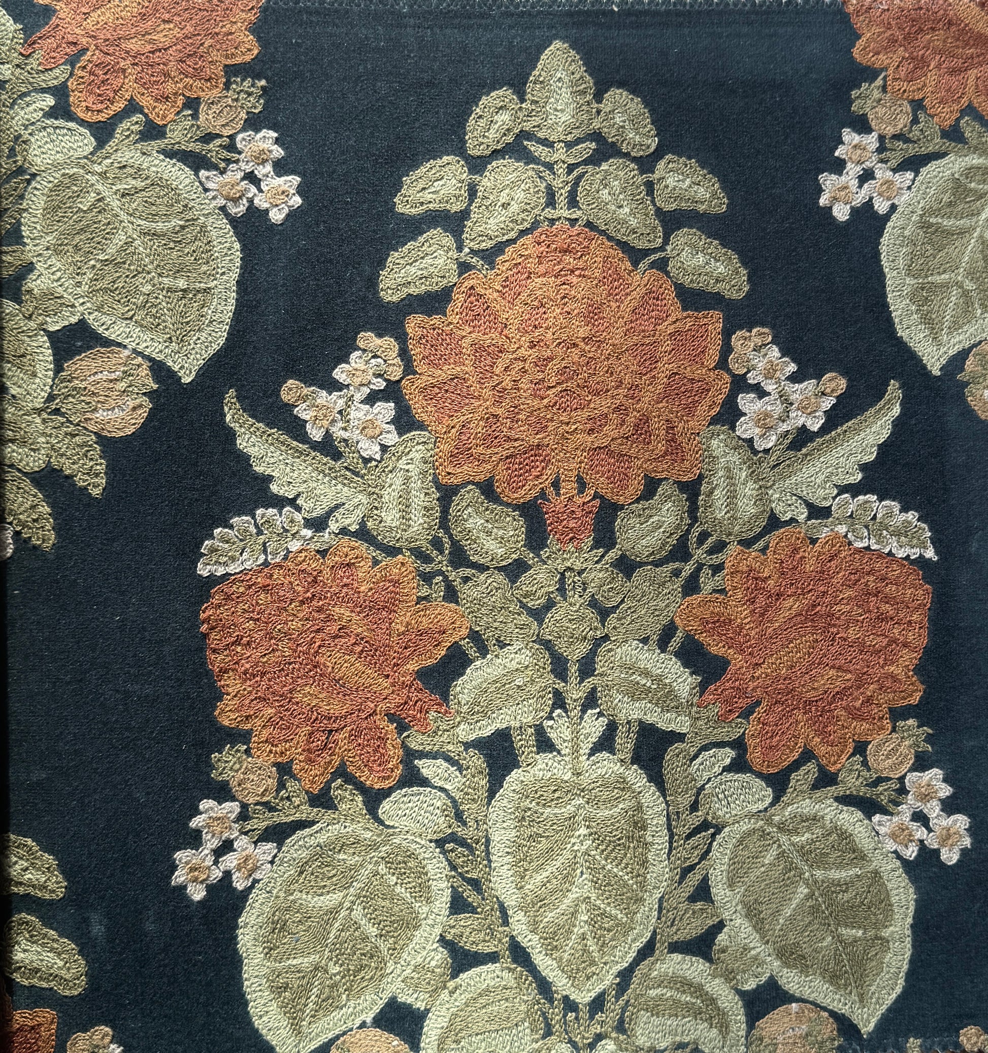 Sabyasachi | 'Landour Damask' Velvet Fabric-shopvrsa