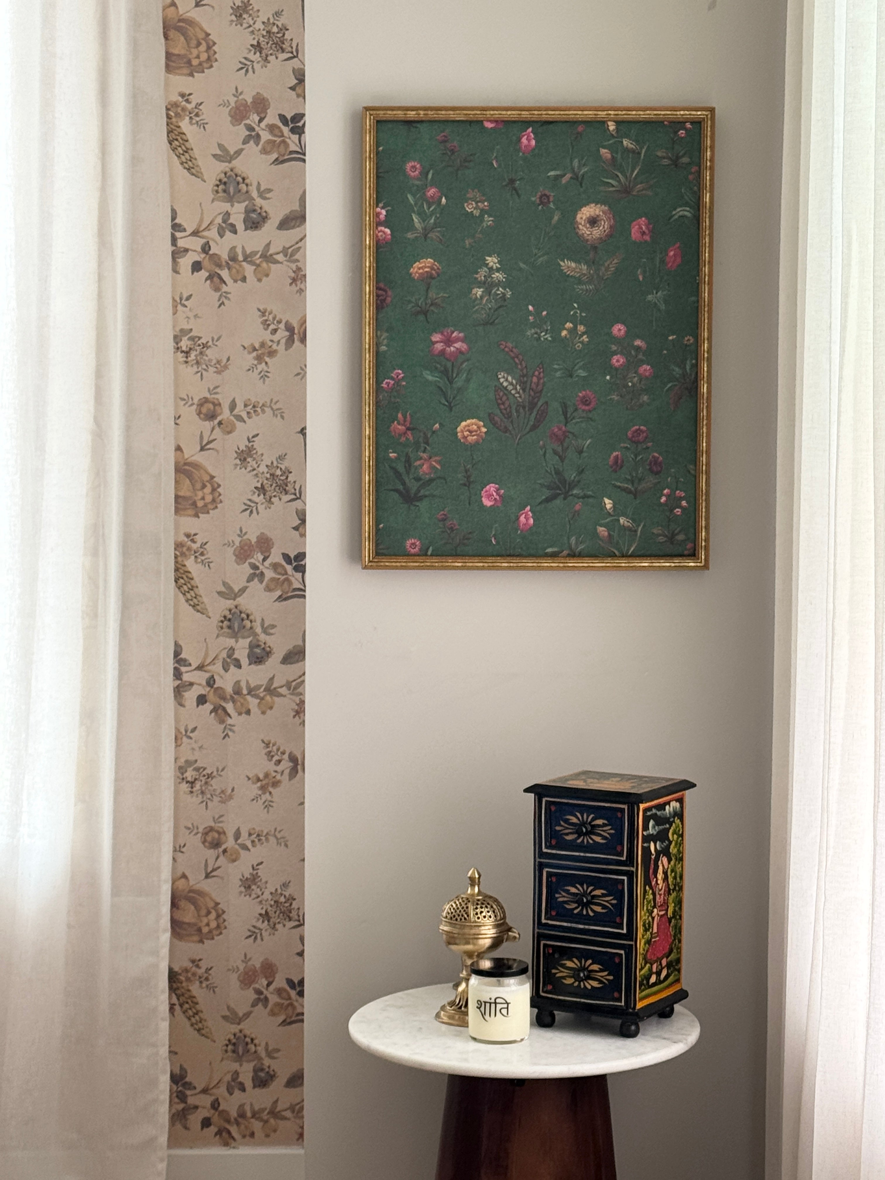 Sabyasachi | 'Green Patiala' Wall Art (18"x24")