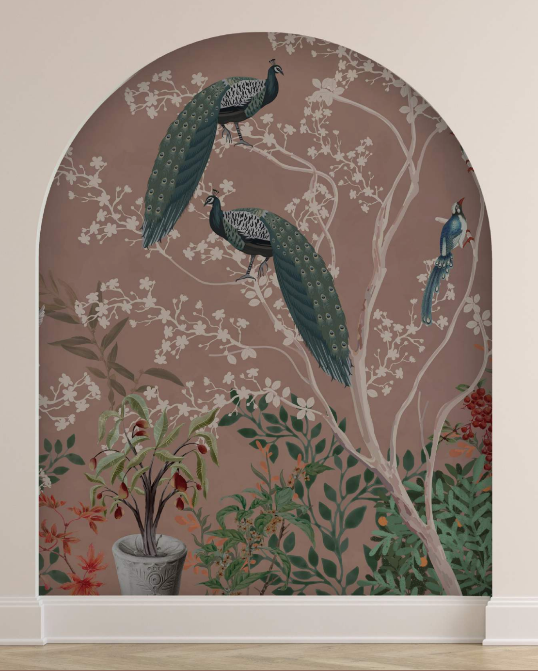 'Enchanted Garden' Wallpaper