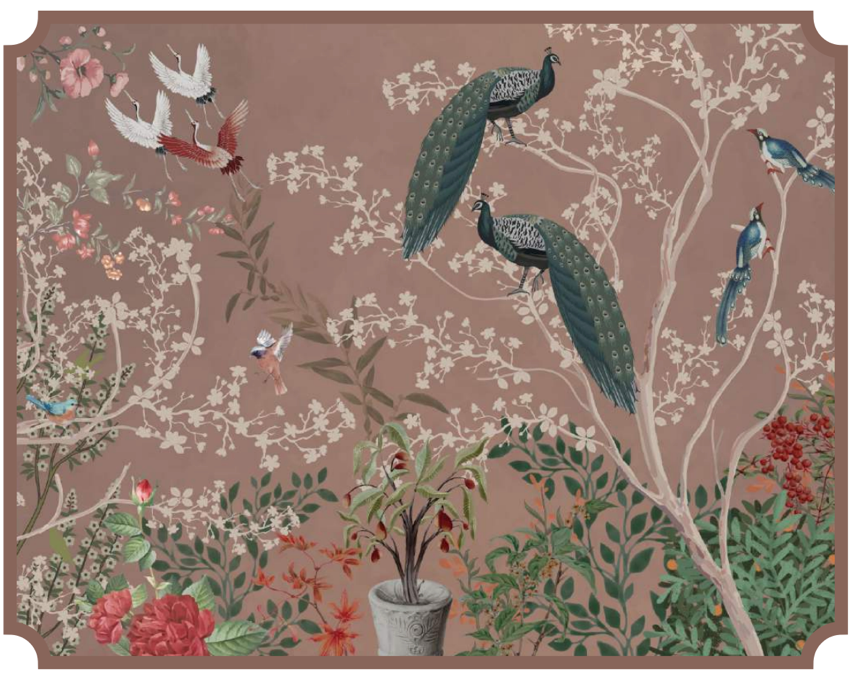 'Enchanted Garden' Wallpaper