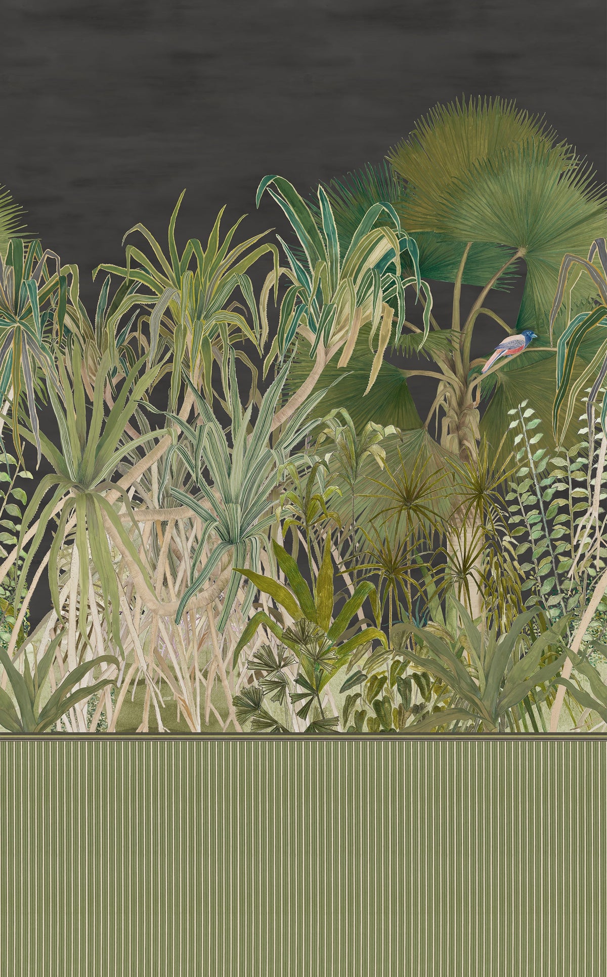 Summer Night wallpaper in Night Grey by Tilla for Nilaya, VRSA