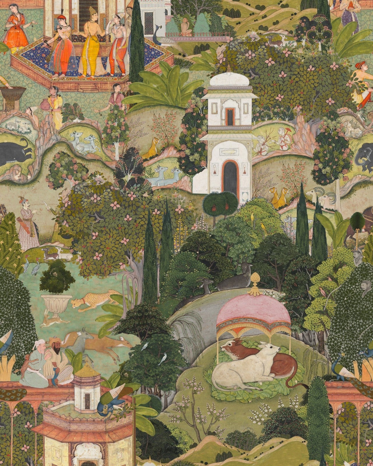 'Gardens of Jaipur' Wallpaper