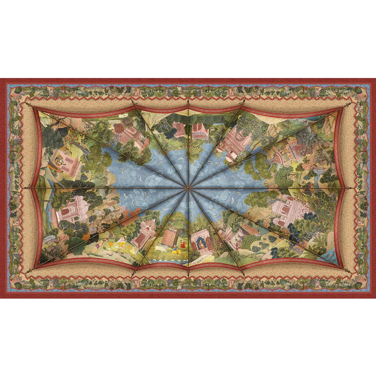 ‘Maharaja Maharani Canopy' Ceiling Wallpaper