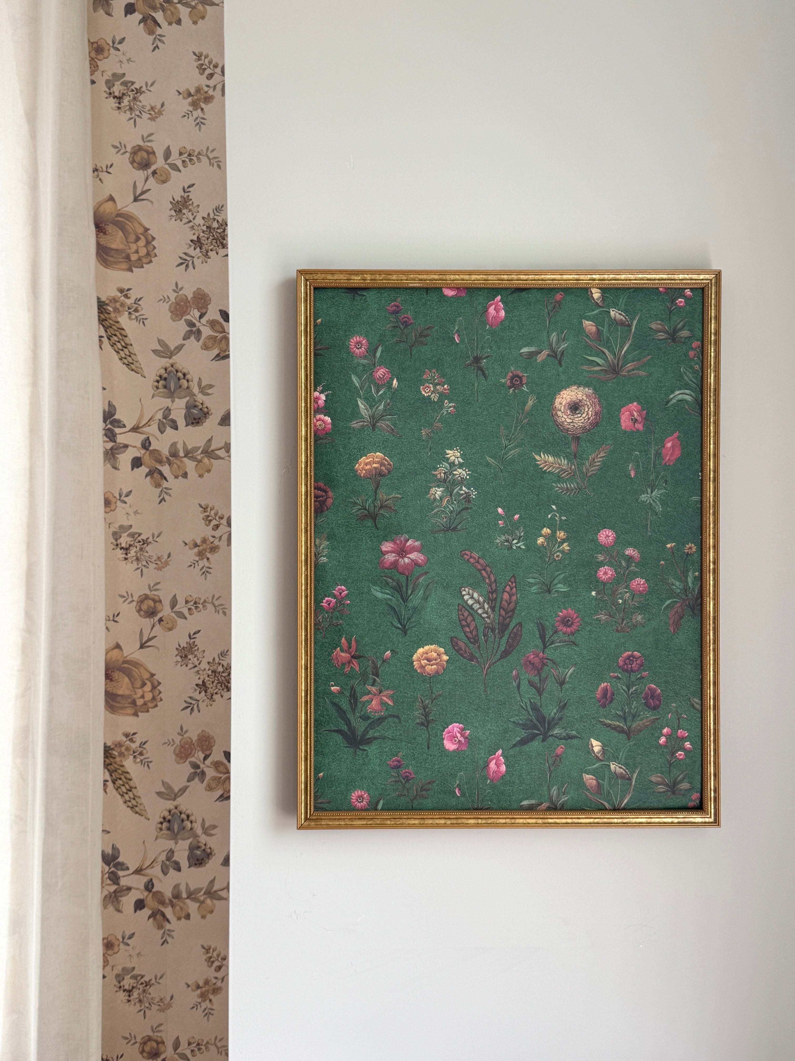 Sabyasachi | 'Green Patiala' Wall Art (18"x24")