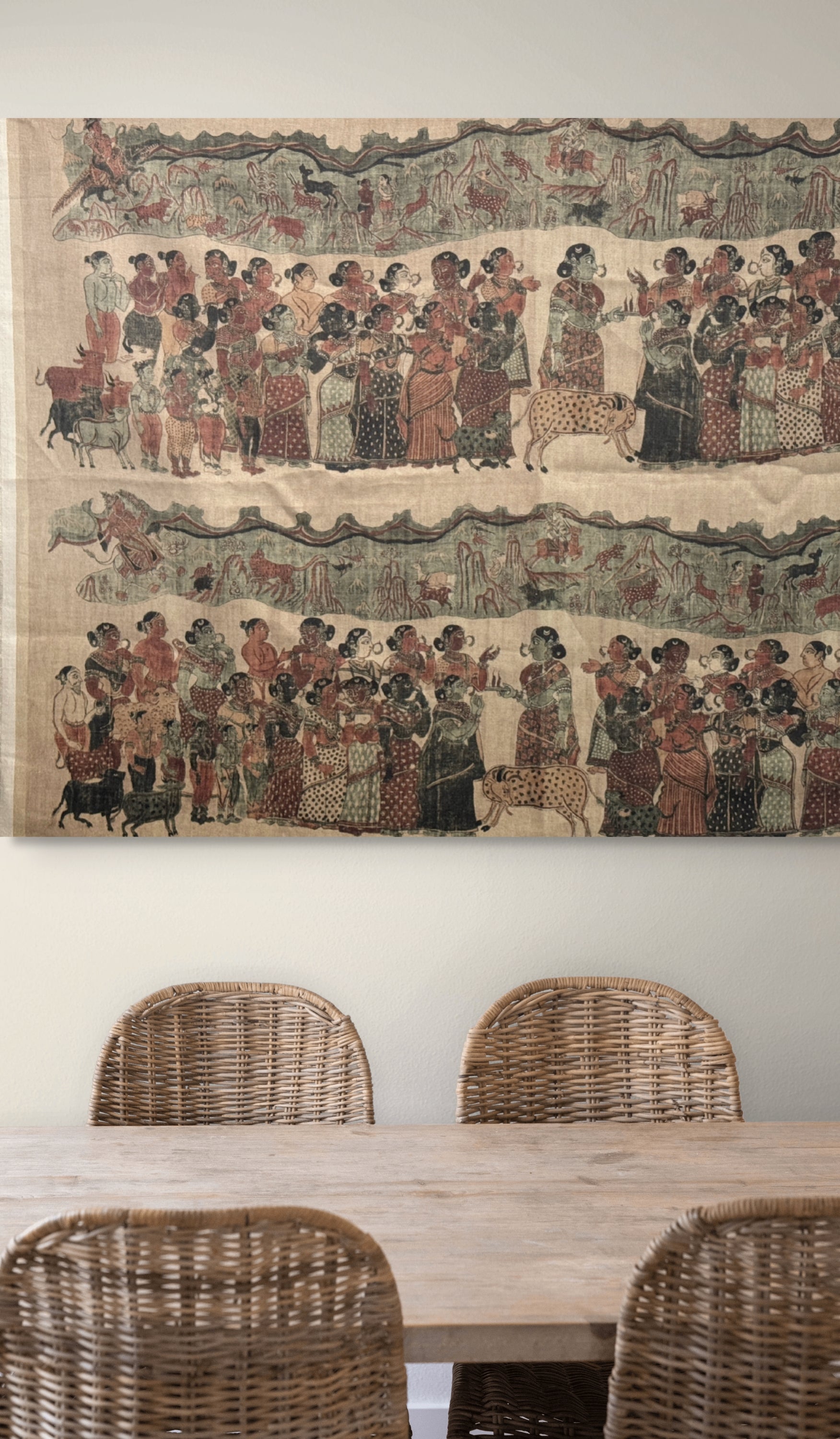 Ajanta Wall Tapestry 38x56"