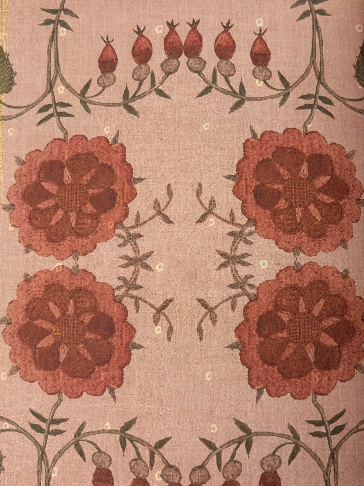 'Zanskar Trail' wallpaper by Tilla in Old Rose