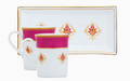 The Lotus at Fatehpur Mug & Tray Set (3-Piece)
