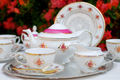 The Lotus at Fatehpur Tea Set (15-Piece)
