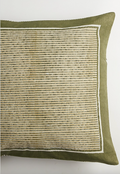 Green & White Geometric Motifs Printed Cushion Covers (Set of 2)