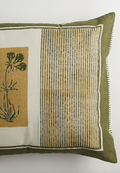 Green & White Floral Motifs Cushion Covers (Set of 2)