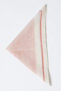 White & Pink Cotton Napkin Set (Set of 6)