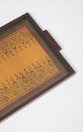 Yellow Hand Block Printed Tray