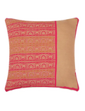 Pink & Beige Print Cushion Covers (Set of 2)