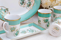 Spring in Udaipur Mug & Tray Set (3-Piece)